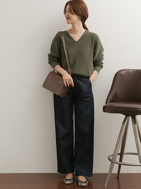 「ワンウォッシュデニム」｜DOORS WOMENSさん（レディース・168cm）の夏コーディネート
