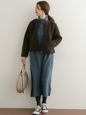 DOORS WOMENSさん（レディース・168cm）の冬コーディネート