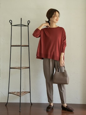 「MARCO BIANCHINI（マルコビアンチーニ）のアイテム」を使った、DOORS WOMENSさん（レディース・168cm）の秋コーディネート