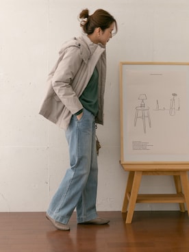「URBAN RESEARCH DOORS(アーバンリサーチドアーズ)のアイテム(ダウンジャケット/コート)」を使った、DOORS WOMENSさん(レディース・168cm)の秋コーディネート