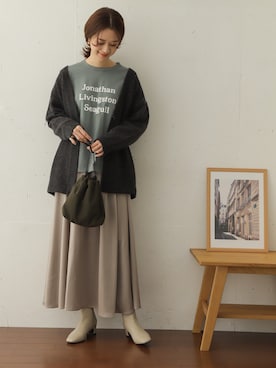 DOORS WOMENSさん（レディース・168cm）の冬コーディネート