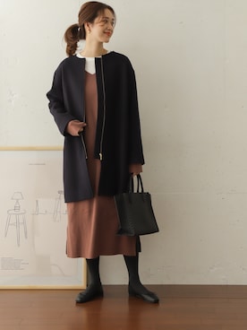 DOORS WOMENSさん（レディース・168cm）の冬コーディネート