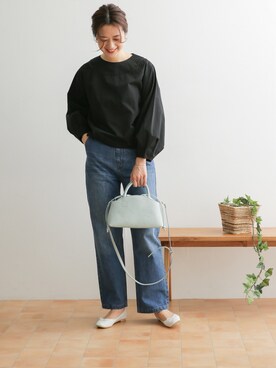 「URBAN RESEARCH DOORS（アーバンリサーチドアーズ）のアイテム（バレエシューズ）」を使った、DOORS WOMENSさん（レディース・168cm）の春コーディネート
