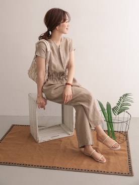 「コンビネゾン」｜DOORS WOMENSさん（レディース・168cm）の春コーディネート