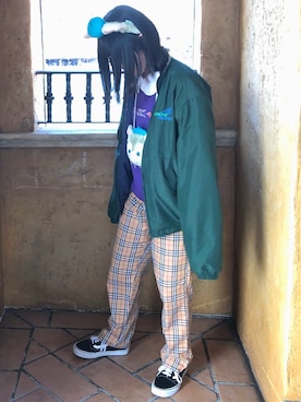 「OLDMICKEY （オールドミッキー）のアイテム」を使った、ユカさん（レディース・160cm）の冬コーディネート