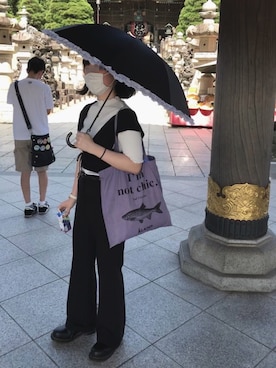 「A land（エーランド）のアイテム」を使った、ユカさん（レディース・159cm）の秋コーディネート