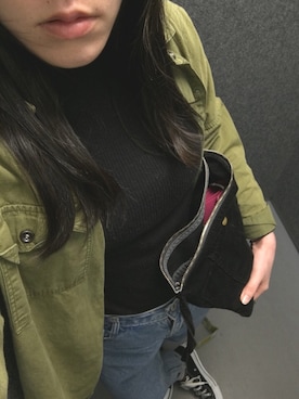 「ANAP（アナップ）のアイテム（その他アウター）」を使った、mmkさん（レディース・163cm）の春コーディネート