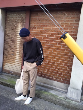 「ニットキャップ」｜ゆうたろうさん（メンズ・172cm・10代）の秋コーディネート
