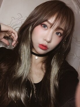 「アイテム（ウィッグ）」を使った、ピンクエイジさん（レディース・164cm・20代）の秋コーディネート