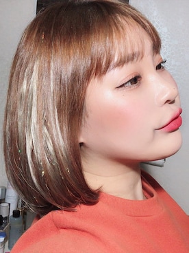 「アイテム（ウィッグ）」を使った、ピンクエイジさん（レディース・158cm）の秋コーディネート