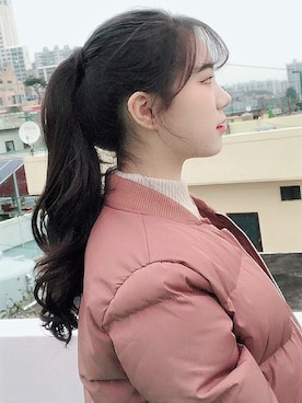 「アイテム（ウィッグ）」を使った、ピンクエイジさん（レディース・161cm・20代）の秋コーディネート