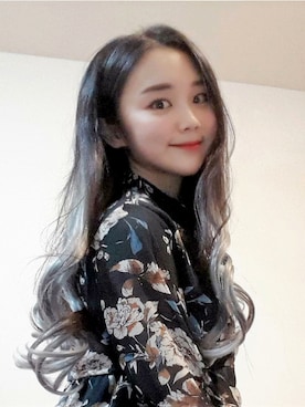 「アイテム（ウィッグ）」を使った、ピンクエイジさん（レディース・162cm・20代）の冬コーディネート