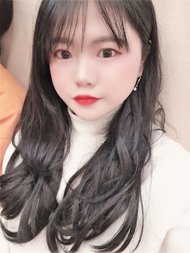 「アイテム（ウィッグ）」を使った、ピンクエイジさん（レディース・160cm・20代）の冬コーディネート