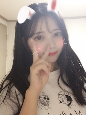 「アイテム（ウィッグ）」を使った、ピンクエイジさん（レディース・161cm・20代）の冬コーディネート