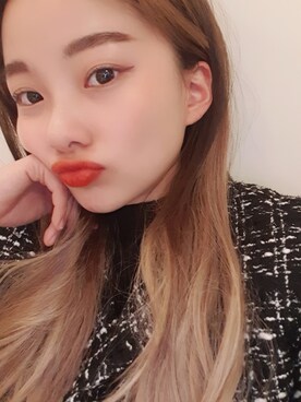 「アイテム（ウィッグ）」を使った、ピンクエイジさん（レディース・163cm・20代）の冬コーディネート