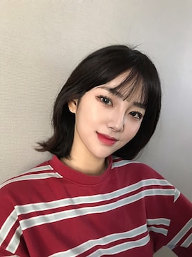 「アイテム（ウィッグ）」を使った、ピンクエイジさん（レディース・162cm・20代）の冬コーディネート