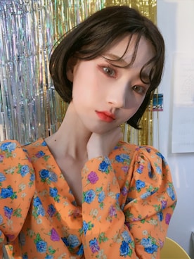 「アイテム（ウィッグ）」を使った、ピンクエイジさん（レディース・162cm・20代）の冬コーディネート