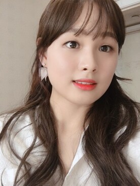 「アイテム（ウィッグ）」を使った、ピンクエイジさん（レディース・170cm）の春コーディネート