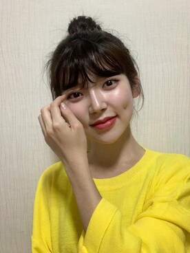 「アイテム（ウィッグ）」を使った、ピンクエイジさん（レディース・168cm）の春コーディネート