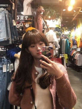 「アイテム（ウィッグ）」を使った、ピンクエイジさん（レディース・160cm）の夏コーディネート