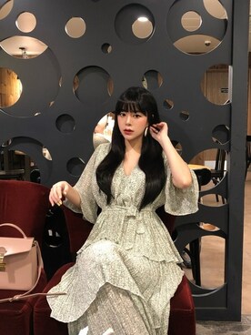 「アイテム（ウィッグ）」を使った、ピンクエイジさん（レディース・163cm）の夏コーディネート