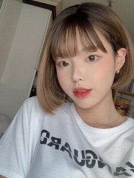 「ヘアースタイル」｜ピンクエイジさん（レディース・165cm）の夏コーディネート