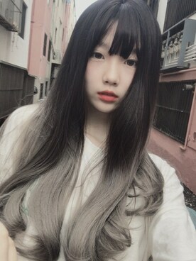 「アイテム（ウィッグ）」を使った、ピンクエイジさん（レディース・168cm）の夏コーディネート