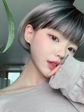 「ヘアースタイル」｜ピンクエイジさん（レディース・165cm）の夏コーディネート