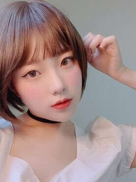 「アイテム（ウィッグ）」を使った、ピンクエイジさん（レディース・160cm）の夏コーディネート