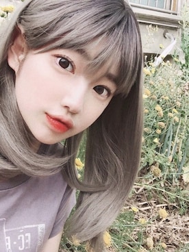 「アイテム（ウィッグ）」を使った、ピンクエイジさん（レディース・168cm）の夏コーディネート