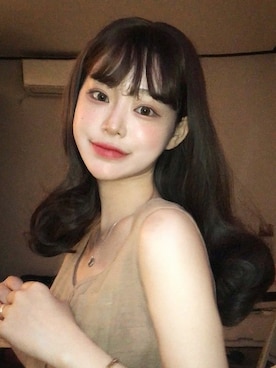 「ヘアースタイル」｜ピンクエイジさん（レディース・165cm）の夏コーディネート