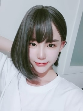 「ヘアースタイル」｜ピンクエイジさん（レディース・165cm）の夏コーディネート