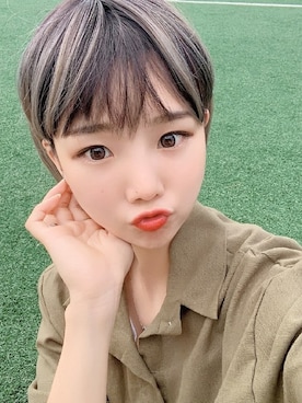 「アイテム（ウィッグ）」を使った、ピンクエイジさん（レディース・165cm）の夏コーディネート