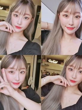 「アイテム（ウィッグ）」を使った、ピンクエイジさん（レディース・168cm）の夏コーディネート