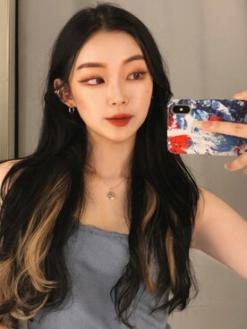 「ヘアースタイル」｜ピンクエイジさん（レディース・163cm）の夏コーディネート