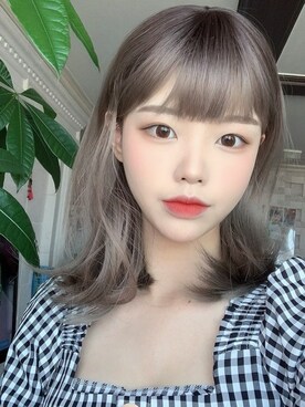 「アイテム（ウィッグ）」を使った、ピンクエイジさん（レディース・165cm）の秋コーディネート