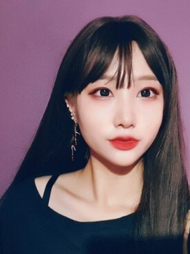 「アイテム（ウィッグ）」を使った、ピンクエイジさん（レディース・165cm）の秋コーディネート