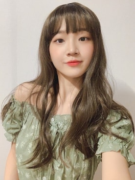 「アイテム（ウィッグ）」を使った、ピンクエイジさん（レディース・165cm）の秋コーディネート