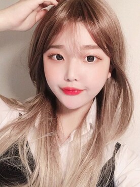 「アイテム（ウィッグ）」を使った、ピンクエイジさん（レディース・165cm）の秋コーディネート