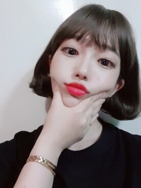 「アイテム（ウィッグ）」を使った、ピンクエイジさん（レディース・167cm）の秋コーディネート