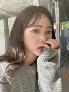 「アイテム（ウィッグ）」を使った、ピンクエイジさん（レディース・165cm）の秋コーディネート