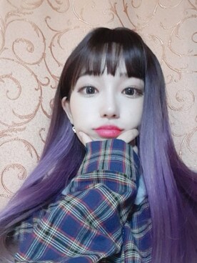 「アイテム（ウィッグ）」を使った、ピンクエイジさん（レディース・165cm）の秋コーディネート