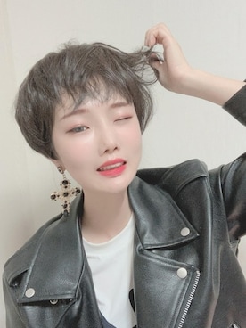 「アイテム（ウィッグ）」を使った、ピンクエイジさん（レディース・165cm）の秋コーディネート