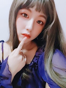 「アイテム（ウィッグ）」を使った、ピンクエイジさん（レディース・168cm）の秋コーディネート