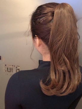 「アイテム（ウィッグ）」を使った、ピンクエイジさん（レディース・168cm）の秋コーディネート