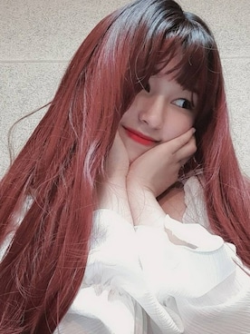 「アイテム（ウィッグ）」を使った、ピンクエイジさん（レディース・165cm）の冬コーディネート