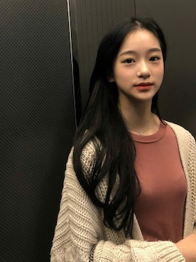 「ヘアセット」｜ピンクエイジさん（レディース・168cm）の冬コーディネート