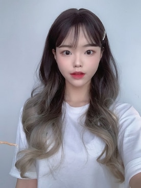 「アイテム（ウィッグ）」を使った、ピンクエイジさん（レディース・168cm）の冬コーディネート