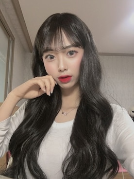 「ヘアースタイル」｜ピンクエイジさん（レディース・168cm）の冬コーディネート