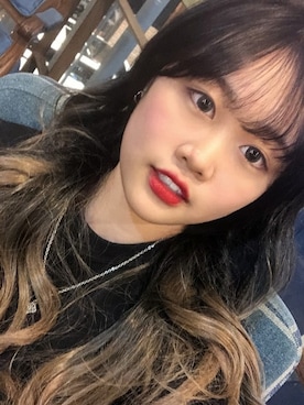 「アイテム（ウィッグ）」を使った、ピンクエイジさん（レディース・167cm）の冬コーディネート